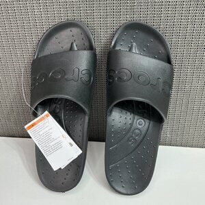 Crocs Unisex Black Slide Sandals Size W10/M8 Comfort